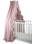 NG Baby sänghimmel med volang, MOOD rose