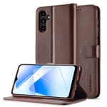 LC.IMEEKE Plånboksfodral Samsung A55 5G - Mörkbrun Mörkbrun