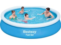 Bestway Fast Set 57273, 5377 L, Uppblåsbar Pool, Blå, 12,3 Kg