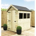 7 x 5 Premier Pressure Treated Apex Shed