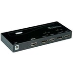 ROLINE Switch HDMI / DP 2 ports - résolution en qualité Full HD - HDCP - noir