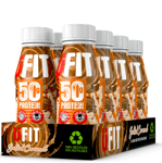 UFit 50g High Protein Shake Ready to Drink Salted Caramel Milkshake 8 x 500mls
