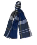 Barbour Walshaw Scarf, Sage Tartan, 1