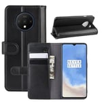 Äkta Läderfodral  OnePlus 7T Svart
