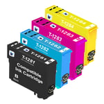 Non-OEM T1285 BCMY Fox Set Multipack 4 Ink Cartridges For EPSON Inkjet Printers
