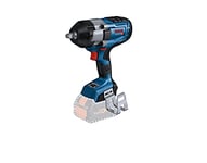 Bosch Professional BITURBO GDS 18V-1000 C Cordless Impact Driver (1000 Nm Tightening Torque, 1600 Nm Breakaway Torque, excl. Rechargeable Batteries and Charger, in Cardboard Box)