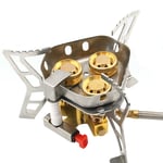 Outdoor Camping Gas Stove Portable Stainless Steel Cooker Gear Stove Burner UK