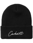 Carhartt WIP Watcher Beanie Hat - Black/White Colour: Black/White, Size: ONE SIZE