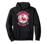 Hawaii Is Calling And I Must Go Flamingo Summer Time Pullover Hoodie