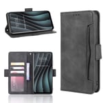 SPAK HTC Desire 20 Pro Case,Premium Leather Wallet Flip Cover for HTC Desire 20 Pro (Black)
