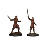 Critical Role Unpainted Miniatures: Human Dwendalian Empire Fighter Female (2)
