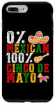 Coque pour iPhone 7 Plus/8 Plus 0 % mexicain 100 % Cinco De Mayo Fiesta Sombrero Funny