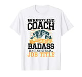 wrestling coach Tshirt Vintage Gift Tee for Wrestle man T-Shirt