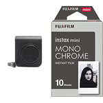 instax Mini 40 Camera case & Mini Film Monochrome, 10 Shot Pack