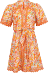 Mariana Poplin Dress - Orange