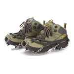 Halkskydd för skor med stålspikar - 21 x 15,5 cm / stl 35 till 43 Sträckbar 2 st.