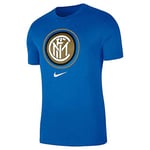 Nike Inter M NK Tee Evergreen Crest T-Shirt Homme Blue Spark FR: XL (Taille Fabricant: XL)