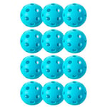 Franklin Sports X-26 – Lot de 12 balles de Pickleball d'intérieur – Balles de Pickleball américaines approuvées (USAPA) – Lot de 12 balles de Pickleball à l'intérieur – Bleu