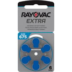 Rayovac Extra Advanced 675 Blå 6st