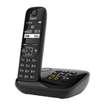 Gigaset ALLROUNDER with answer machine - Cordless phone - Large, high-contrast display - Brilliant audio quality - Customisable sound profiles - Hands-free talking - Call blocking, black