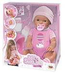 Splash Toys Mon Poupon Sweetie Baby Rose - Adorable Poupon avec Ses Accessoires