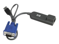 HPE USB Interface Adapter - Förlängningskabel för video/USB - för BLc3000 Enclosure IP console switch 1x1x16 Rack Server Console Switch