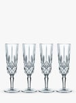 Nachtmann Noblesse Crystal Glass Champagne Flutes, Set of 4, 155ml, Clear