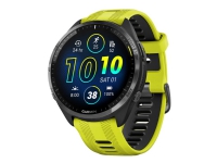Garmin Forerunner 965 - 47 mm - svart - smartklokke med bånd - silikon - amp yellow/black - håndleddstørrelse: 135-205 mm - display 1.4 - 32 GB - Bluetooth, Wi-Fi, ANT+ - 52 g