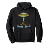 UFOs over New York, Outer Space, UFO and Aliens Series Pullover Hoodie