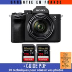 Sony A7 IV + FE 28-70mm F3.5-5.6 OSS + 2 SanDisk 128GB Extreme PRO UHS-II SDXC 300 MB/s + Guide PDF ""20 TECHNIQUES POUR RÉUSSIR VOS PHOTOS