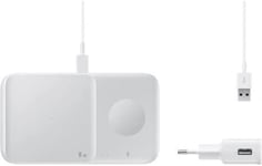 Samsung White 9W Wireless Charging Pad with EU 15W Plug - EP-P4300TWEGEU