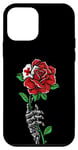 Coque pour iPhone 12 mini Tonga Rose Squelette Pride Drapeau Tongan Racines Tonga Souvenir