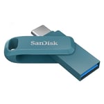 SanDisk 128 Go Ultra Dual Drive Go, Clé USB Type-C avec connecteurs USB Type-C et USB Type-A réversibles, jusqu'à 400 Mo/s, pour smartphones, tablettes, Mac et PC, Navagio Bay