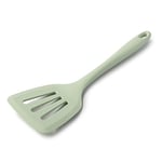 Zeal J157G Silicone Non-Stick Slotted Fish Slice/Cooking Turner (30cm) -Sage Green