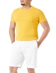 Hackett London Men's Linen Texture Shorts, White, 35W