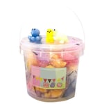 Squishy Toy 24 st, Mochi Toy Stress Reliever Ångestleksaker, Påskkorg Fyllning Med Förvaringslåda