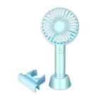 Usb Portable Handheld Fan Mini Rechargeable Battery Air Cooler White