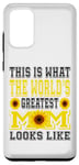 Galaxy S20+ This Is What The World's Greatest Mom Sunflower Mothers Day Case