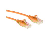 Act Orange 1.5 Meter Lszh U/Utp Cat6 Datacenter Slimline Patch Cable Snagless With Rj45 Connectors (Dc9151)