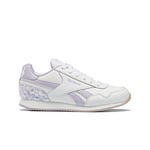 Reebok Royal Classic Jogger 3 Sneaker, Footwear White/Purple Oasis/Pixel Pink, 3 UK