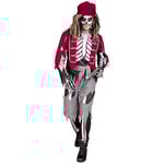 W WIDMANN MILANO Party Fashion - Costume squelette pirate, fantôme, capitaine, flibustier, costume de pirate hommes