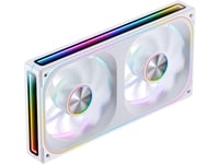 Jonsbo Za-240 Infinity Mirror Argb Reverse Blade Pwm Lüfter - 240Mm Weiß (Za-240Wr)