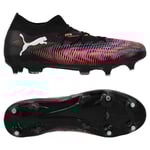PUMA Future 8 Match SG Unlimited - PUMA Svart/PUMA White/Röd - Soft Ground (SG), storlek 40½