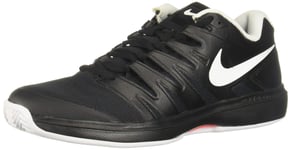 Nike Men's Air Zoom Prestige Cly Tennis Shoes, Mehrfarbig Black White Bright Crimson 001, 11 UK