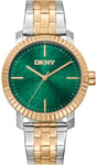 DKNY DK1L053M0055 Chambers Maxi Grön/Guldtonat stål Ø36 mm