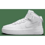 Nike Air Force 1 Mid Easyon Big Kid White/white-white, storlek 32