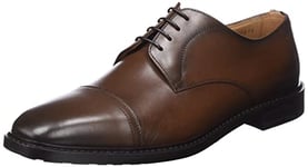 BOSS Homme LisbonW_Derb_buct Chaussure habillée Uniforme, Medium Brown210, 45 EU