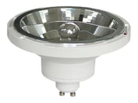 Leduro - Led-Spotlight - Form: Ar111 - Gu10 - 14 W (Motsvarande 75 W) - Klass G - 3000 K - Transparent