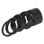 KranX Alloy 1" Headset Spacers - Black / 2mm