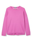 United Colors of Benetton Women's Jersey G/C M/L 1091d100e Sweater, Pink 0k9, L